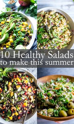 healthy salads to make this summer