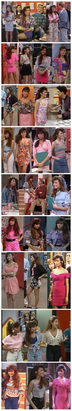 80s Polyvore Outfits, Kelly Kapowski Outfit 90s, 1980s Halloween Costumes, Kelly Kapowski Style, Saved By The Bell Outfits, Kelly Kapowski Outfit, 1980s Halloween Costume, 1980s Halloween, 80s Costumes