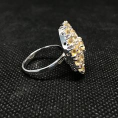 Welcome to Elegant Art Jewelry!  Material: 925 Sterling Silver Stone: Citrine Stone Size: 3mm×3mm Side Stone: Zirconia Gemstone Cut: Round Cut Plating: Platinum Plating Personalization: 9K/14K/24K/GOLD/SILVER/PLATINUM/ROSE-GOLD/WHITE GOLD. (Contact me)  Citrine Ring, Citrine Cuff Ring, 14k White Gold Ring, Oval Shape Ring, Citrine Ring, Citrine Engagement, Open Design Ring, Citrine Oval, Citrine Natural, Yellow Citrine, Yelloew Gemstone Ring, Gemstone Ring, Engagement Ring, Wedding Ring, Stateme Formal Yellow Sapphire Ring With Diamond Cut, Formal Citrine Ring With Diamond Cut, Formal Citrine Diamond-cut Ring, Formal Citrine Diamond Cut Ring, Yellow Sapphire Ring With Prong Setting For Weddings, Elegant Yellow Sapphire Rings With Diamond Cut, Formal Citrine Rings With Brilliant Cut, Yellow Sapphire Rings With Diamond Cut, White Gold Rings With Brilliant Cut Yellow Sapphire