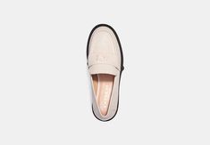 Leah Loafer | COACH Classic Spring Loafers With Lug Sole, Classic Loafers With Lug Sole For Spring, Leather Slip-ons With Lug Sole For Spring, Leather Slip-ons With Lug Sole For Fall, Spring Business Loafers With Lug Sole, Watch Belt, Large Wallet, Signature Hardware, 90s Inspired