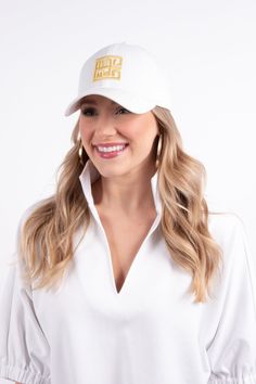 Emily McCarthy Signature hats available in green and white. Rep the brand on the go while running errands, or heading to your next workout class. We are loving the comfort of these hats! White Snapback Hat For Everyday Spring Use, White Snapback Hat For Spring Sports, White Snapback Hat For Sports In Spring, Trendy White Trucker Hat For Everyday, White Sporty Snapback Hat For Spring, White Sporty Dad Hat For Spring, Sporty White Dad Hat For Spring, Sporty White Hat For Spring, Sporty White Baseball Cap For Spring