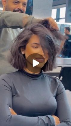 34K likes, 315 comments - leoidriss on November 18, 2022: "💕💕 @ayanaqaweh #beauty #hairc". Short Hair Bobs 2024, Butterfly Bob Haircut Short, Layer Haircut For Short Hair, Bob Haircuts For Wavy Hair, How To Style Short Bob Hairstyles, Short Black Bob Hairstyles, Layer Short Haircut, Short Shoulder Length Hair With Layers, Short Hair For Plus Size Women