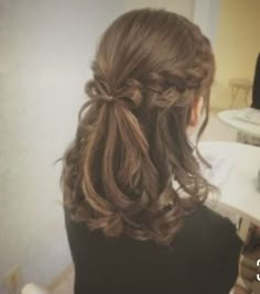 Hair Set, Penteado Cabelo Curto, Hair Long, Hairstyles Haircuts, Aesthetic Hair, Prom Hair, Pretty Hairstyles, Wedding Hair