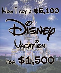 the disney vacation is $ 1, 500