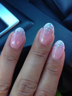 Fairy Godmother Nails, Red Shellac Nails, Bio Sculpture Nails, Fairy Nails, Sns Nails Colors, Sns Nails, Simple Gel Nails, Work Nails, Almond Acrylic Nails