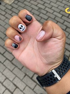 Halloween Men Nails, Mens Halloween Nails, Men’s Halloween Nails, Halloween Nails For Men, Halloween Nails Men, Masc Nails Designs, Guys Nail Designs, Masculine Nail Designs, Mens Nail Art