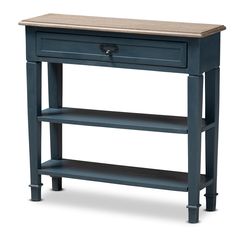 Baxton Studio Dauphine French Provincial Blue Spruce Fiinished Wood Accent Console Table French Provincial Console Table, French Country Blue, French Accent, Wood Accent, Blue Spruce, Mdf Frame, Baxton Studio, Entryway Table, Wood Console