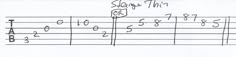 a sheet music note with the words sharp thims on it and an arrow pointing up