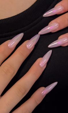 Classy Acrylic Nails, Almond Acrylic Nails, Funky Nails, Pretty Acrylic Nails, Chic Nails, Best Acrylic Nails, Long Acrylic Nails, Cute Acrylic Nails