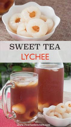 sweet tea with lychee is an easy and delicious drink