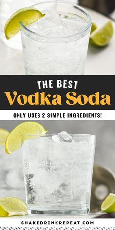 the best vodka soda only uses 2 simple ingredients