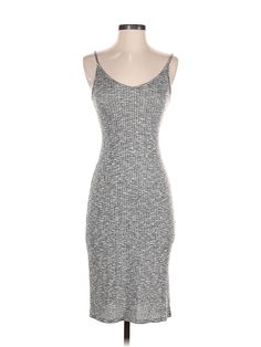 Express Casual Dress Size: Small Gray Dresses - used. 53% RAYON, 44% POLYESTER, 3% SPANDEX, Midi, Scoop Neck, Midi/Calf Length, Sleeveless | Express Casual Dress: Gray Dresses - Size Small Cheap Chic Midi Dress By Forever 21, Gray Casual Dress, Gray Dresses, Gray Dress, Casual Dresses For Women, Casual Dress, Casual Dresses, Scoop Neck, Women Handbags