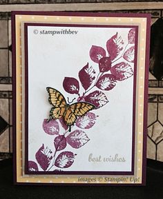 a close up of a card with a butterfly on it