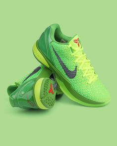 Nike Kobe 6 Protro “Grinch” #kickscrew #basketballshoes #basketball #nba #nike #basketballgame #basketballislife #basketballtraining #basketballneverstops #nike #basketballedits #basketballplayer #sneakers #basketballlife #jordan #sepatubasket #basketballmemes #ballislife #basketballwives #basketballteam #basketballmom #basketballcourt #basketballtrainer #basketballcamp #basketballneverstop #kobebryant #airjordan Jordan Cleats, White Nike Socks, Kobe 6 Protro, Kobe Bryant Shoes, Kobe 6, Custom Sneakers Nike, Ball Shoes, Nike Zoom Kobe