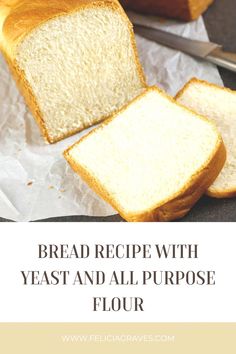 bread with yeast and all purpose flour on it