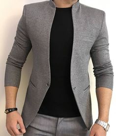 This unique men's suit is designed with high quality wool material that guarantees durability and comfort. It is suitable for all kinds of occasion and it can be worn all year round. It comes in 2 pieces ( Jacket + pant) the blazer can also be worn with any kind of trouser or jeans  For custom orders, Please feel free to start a  conversation for further enquires. Your satisfaction is our priority New Stylish Blazer For Men, Men Blazer Outfit Classy, Blezars For Men Casual, Blazer On Jeans, Blazers For Men Casual, Guys Fashion Casual, Designer Blazers For Men, Mens Casual Suits, Stylish Mens Suits