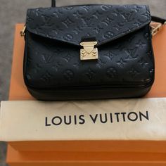 Louis Vuitton Pochette Mtis Black Purse. Used About A Few Times. Great Condition. No Date Code, Microchipped. Let Me Know If You Would Like More Pictures. Small Louis Vuitton Purse, Louis Vuitton Felicie Pochette Black, Black Crossbody Louis Vuitton, Louis Vuitton Multi Pochette Black, Louis Vuitton Wallet Women Black, Louis Vuitton Black Wallet, Louis Vuitton Pochette Metis, Louis Vuitton Purse, Louis Vuitton Pochette