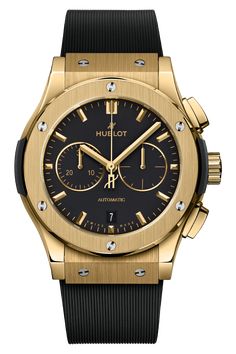 Hublot - Classic Fusion Chronograph Yellow Gold Hublot Classic Fusion, Hublot Classic, Paper Watch, Watch Winders, Cosmograph Daytona, Sky Dweller, Girard Perregaux, Sea Dweller, Ulysse Nardin