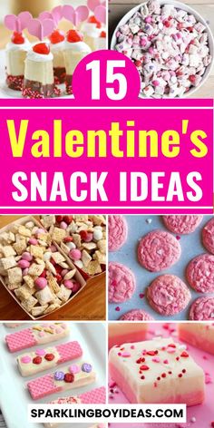 Make your Valentine's Day special with these creative and delicious Valentine's Day snack ideas! From sweet and healthy to savory chocolate snacks, there's something for everyone. These Valentines Day snacks are perfect for kids, parties, school, work, or as a special treat for loved ones. Try making a snack platter for a group of friends or for a romantic dinner. Get creative with your Valentine's Day snack decorations and make them a memorable and festive treat. Easy Valentines Snacks, Valentine Snacks, Valentines Healthy Snacks, Healthy Valentines Treats, Party Snack Ideas, Kids Valentine Party, Valentines Party Food, Valentines Snacks, Healthy Valentines