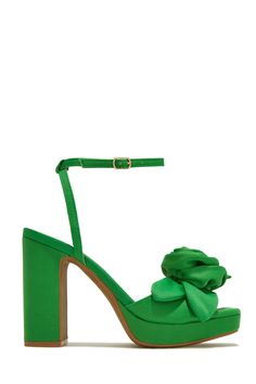 Miss Lola | Michelle Green Platform Block High Heels – MISS LOLA Kelly Green Heels, Senior Outfits, Block High Heels, Green Platform, Shoe Model, Nude High Heels, Miss Lola, Green Heels, Black Platform