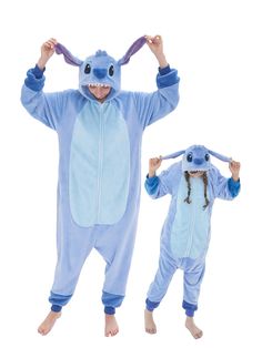 PRICES MAY VARY. Design: Unleash your inner child with our fun and cozy animal onesie costume! The loose fit design with zipper closure allows for great relaxation and comfort. The two pockets are perfect for holding small items or keeping your hands warm. Cozy: Our animal onesie costume is made from high-quality flannel fleece fabric that's soft to touch and will keep you warm during the cold days. Fun: Bright colors and novelty styles make this eye-catching costume a great option for adding so Lilo And Stitch Onesie, Adult Onesie Costume, Stitch Onesie, One Piece Costume, Stitch Costume, Animal Onesies, Adult Onesie Pajamas, Onesie Costumes, Animal Onesie