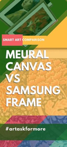 an advertisement for the samsung frame