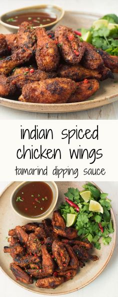 Indian spiced chicken wings with tamarind dipping sauce pack tons of flavour into what is already the world’s most perfect food. Indian Spiced Chicken, Tamarind Dipping Sauce, Tamarind Recipes, Cooking Chicken Wings, Spiced Chicken, Tandoori Masala, India Food, Chicken Spices, Wing Recipes