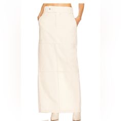 Never Worn Scandinavian Heritage, High Waisted Maxi Skirt, Timeless Wardrobe Staples, Elsa Hosk, Split Dress, Spring Women, Premium Denim, In Nature, Skirt Length