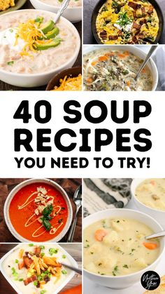 Must Try Soup Recipes Tasty Soup Recipes, Lentil Vegetable Soup, Creamy Soups, Delicious Soup Recipes, Winter Dinner, Creamy Potato