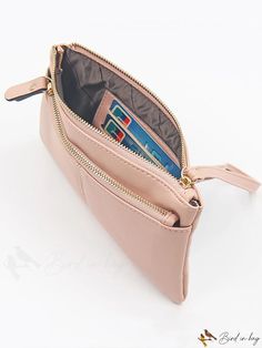 BirdinBag - Chic Touchscreen Phone Wallet with Card Slot and Wrist Strap Handheld Travel Wallet With Card Slots, Handheld Wallets With Card Slots For Daily Use, Handheld Wallet With Card Slots For Daily Use, Daily Use Handheld Coin Purse With Card Slots, Pink Clutch With Cell Phone Pocket For Everyday Use, Everyday Pink Clutch With Cell Phone Pocket, Handheld Clutch With Card Slots For Everyday Use, Pink Clutch With Card Slots For Everyday Use, Handheld Coin Purse With Card Slots