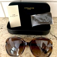 Brand New Coach Sunglasses. Unfortunately, I Cannot Wear Them Because I Wear Regular Glasses. My Loss And Your Gain! Coach Sunglasses, Sunglasses Brand, Coach Accessories, Sunglasses Branding, Glasses Accessories, New Color, Sunglasses Women, Women Accessories, Sunglasses