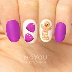 Shrek 02 ✦ Special Edition | MoYou London Amazing Shrek Manicure Gingerbread Man Nails Design, Gingerbread Man Shrek, Animal Nails, Nails 2021, Nail Art Kit, Christmas Nail Designs