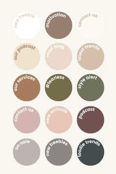 the color palettes for an article on how to use colors in your blog or website