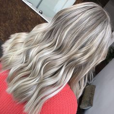 Icy Blonde Balayage Highlights, White Hair With Dark Highlights, Silver Blonde Highlights On Blonde Hair, Platinum Blonde Hair With Ash Lowlights, Silvery Blonde Balayage, Ashy Brown Lowlights On Blonde Hair, Dimensional Silver Blonde, Icy Blonde With Dark Underneath, Platinum Blonde Heavy Highlights