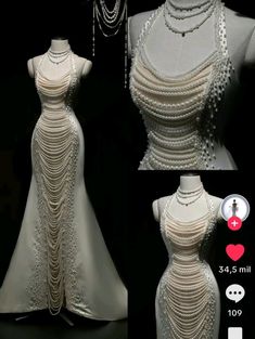 Gaun Abad Pertengahan, Dream Wedding Ideas Dresses, Fantasy Gowns, Fantasy Dress, Glam Dresses