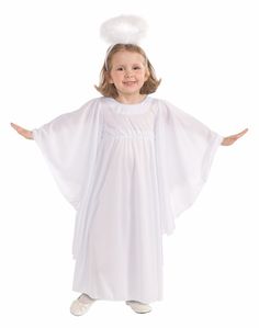 Toddler Angel Costume Toddler Angel Costume, Angel And Devil Costume, White Gown Dress, Angel Halo, Devil Costume