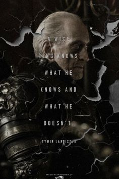 Throne Quotes, Tywin Lannister, Stark Quote, Game Of Throne, Game Of Thrones Facts, Quotes Powerful, Valar Dohaeris, Charles Dance