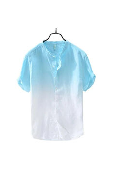 men's fashion men's style Light Blue Short Sleeve T-shirt For Summer, White Short Sleeve Shirt For Summer, Casual Light Blue T-shirt For Summer, Casual Light Blue Summer T-shirt, Light Blue Summer Vacation Shirt, Light Blue Cotton Short Sleeve Shirt For Summer, Relaxed Fit White Shirt For Summer, White Relaxed Fit Shirt For Summer, Summer White Relaxed Fit Shirt