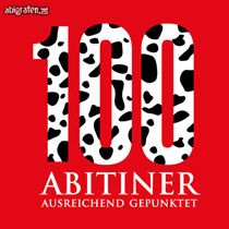 the cover of 100 abitier ausreiched gepunket, written in german