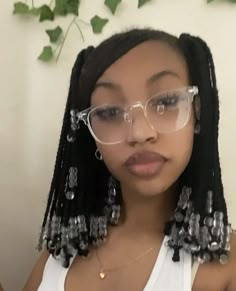 Braids And Hairstyles, Hairstyles For Short Hair Black Women Braids, Braid Hairstyles With Natural Hair, Styling My Braids Hairstyles, Hair Looks Braids, Hair Ideas For Braids, Hairstyle For Short Braids, Braided Hair Hairstyles, Pretty Black Hairstyles