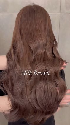 #hair #haircut #haircolor Green Tea Hair Color, Hair For Cool Undertone Skin, Cinnamon Brown Hair Color Caramel, Fair Skin Hair Color, Solid Hair Color Ideas, Hair Color Ideas For Pale Skin, Dusty Brown Hair, Warm Tone Hair Color, Natural Dyed Hair