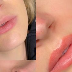 Lip Blush Neutralization, Lip Blush Tattoo Before And After, Lip Blushing Tattoo Before And After Colors