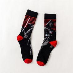 Step into the Star Wars universe with these Star Wars Movie Cosplay Socks! This set includes 1 Pair of middle tube socks featuring beloved Star Wars characters in a charming cartoon pattern. Made from comfortable cotton material, these casual socks are perfect for everyday wear. With their one-size-fits-all design, you can enjoy the galactic style and comfort no matter your size. Embrace the force and show off your fandom with these Star Wars Movie Cosplay Socks! Specifications: Pieces: 1 Pair S Mens Athletic Wear, Star Wars Inspired, Star Wars Movie, Winter Socks, Tube Socks, Outdoor Wear, Athletic Wear, Cartoon Print, Mens Socks