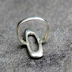 Sterling Silver Ring Modern Sterling Silver Ring Mod by lsueszabo Modernist Oval Rings With Polished Finish, Modern Silver Oval Link Ring, Modern Oval Link Ring For Formal Occasions, Modern Oval Link Rings For Everyday, Modern Everyday Rings With Oval Link, Modernist Open Ring For Everyday, Modern Oval Stackable Rings With Polished Finish, Modern Twist Oval Ring For Formal Occasions, Everyday Modernist Open Ring