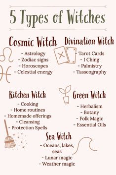 Types Of Witches, Which Witch, Magia Das Ervas, Wiccan Magic, Grimoire Book, Wiccan Witch, Magick Spells, Eclectic Witch, Wiccan Spell Book