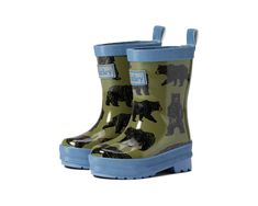 Hatley Kids Wild Bears Shiny Rain Boots (Toddler/Little Kid/Big Kid) | Zappos.com Boys Rain Boots, Toddler Rain Boots, Kids Rain Boots, Baby Gadgets, Shoes Green, Boys Boots, Kids Boots, Big Kid