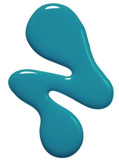 an image of a blue substance that is in the shape of a letter s on a white background