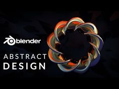 an abstract design with the words abender on it and a circular object in the middle