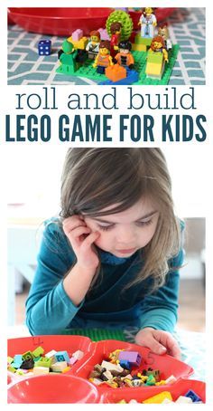 Get creative with this LEGO game for kids. They will also be practicing math skills but shhh! Don't tell them that! Lego Board Game, Lego Therapy, Lego Hacks, Camp Themes, Lego Math, Construction Games, Lego Education