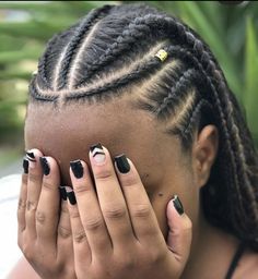 Braided Back Hairstyles Black Women, Cool Cornrow Braids, Braids For Working Out, Cornrow Undercut, Natural Hair Braid Styles Cornrows, Corn Row Box Braids Hairstyles, Baird Hair Hairstyles, Summer Braided Hairstyles For Black Hair, Cool Braids For Medium Hair